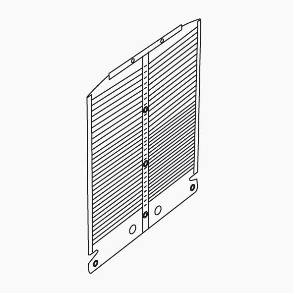 Classic Toaster End Element (6 Slot)