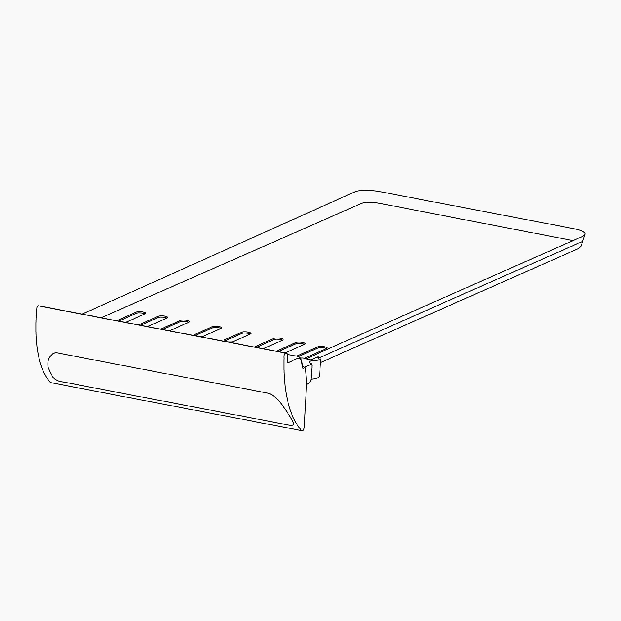 Architect Toaster Crumb Tray - Black (CAT2 & CAT4)